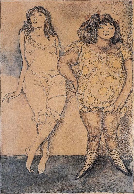 Jules Pascin Two lady oil painting image